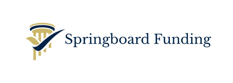 Springboard Funding Springboard Funding logo featuring a stylised checkmark and blue text.