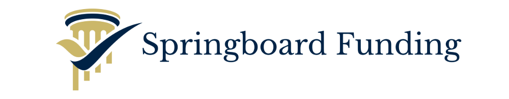 Springboard Funding Logo of Springboard Funding featuring a stylised checkmark and text.