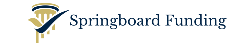 Springboard Funding Logo of Springboard Funding featuring a checkmark and stylised text.