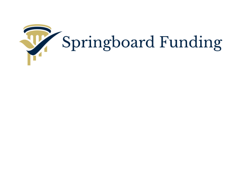 Springboard Funding Logo of Springboard Funding featuring a stylised checkmark and a leaf element.