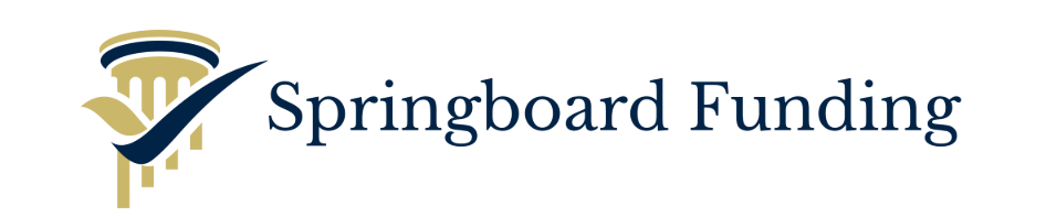 Springboard Funding Logo of Springboard Funding, featuring a hand and checkmark design.